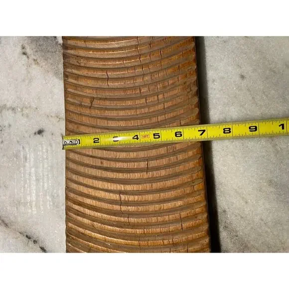 Antique Vintage Hand Painted Chinese Wooden Wash Board Scrub Board Red Floral - Picture 7 of 7